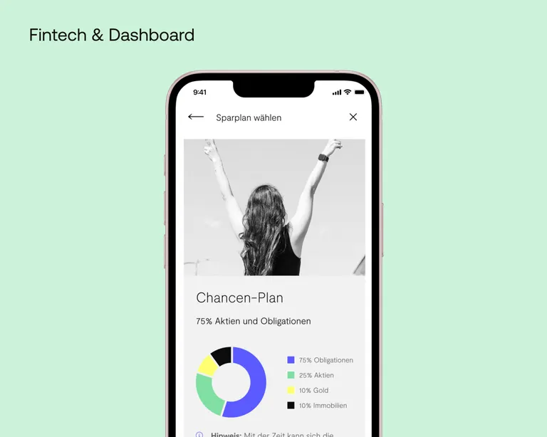 Sparplan Übersicht der ellexx Mobile App Sparplan Übersicht der ellexx Mobile App
