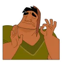 Eine Zeichentrickfigur zeigt mit entspanntem Gesichtsausdruck das Zeichen für „perfekt“. Gezeichneter Mann mit braunen Haaren hält beide Hände hoch, eine Hand macht ein OK-Zeichen, Gesichtsausdruck wirkt zufrieden.
